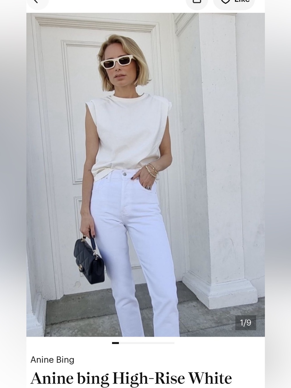 Anime Bing denim Sony high rise ankle slim jeans size 24